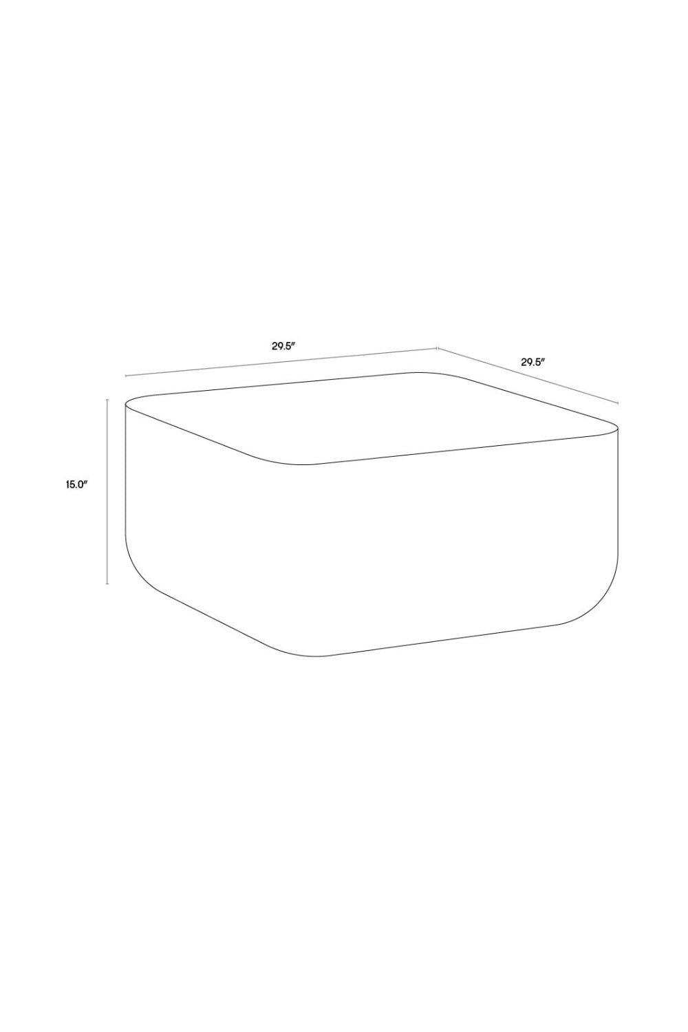   Modern European furniture - Square Marble-Inspired Coffee Table - www.oroa.com | Oroa.com