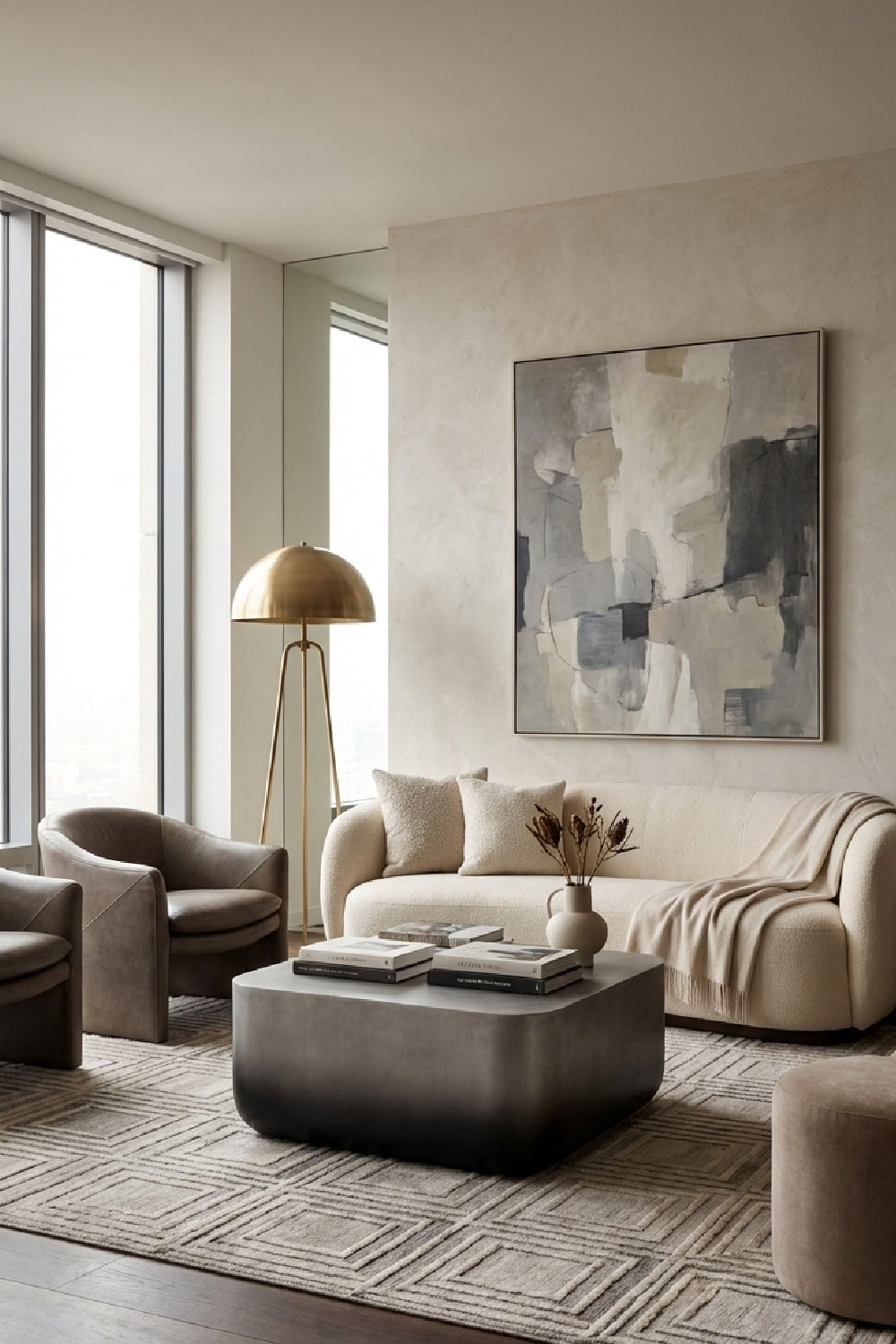   Modern European furniture - Square Marble-Inspired Coffee Table - www.oroa.com | Oroa.com