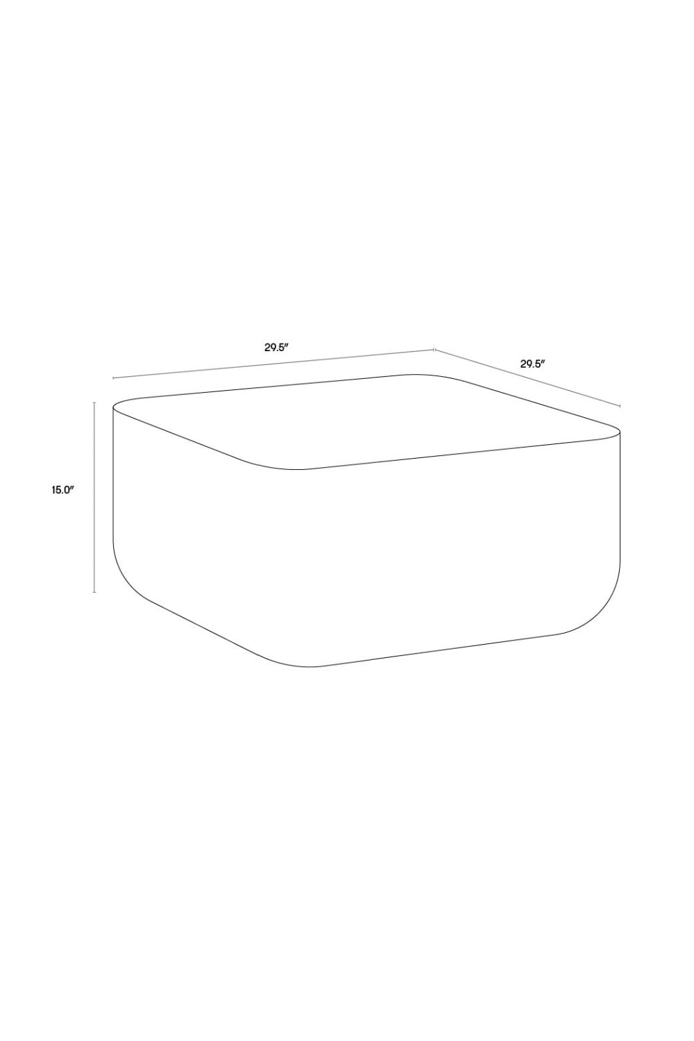   Modern European furniture - Square Marble-Inspired Coffee Table - www.oroa.com | Oroa.com