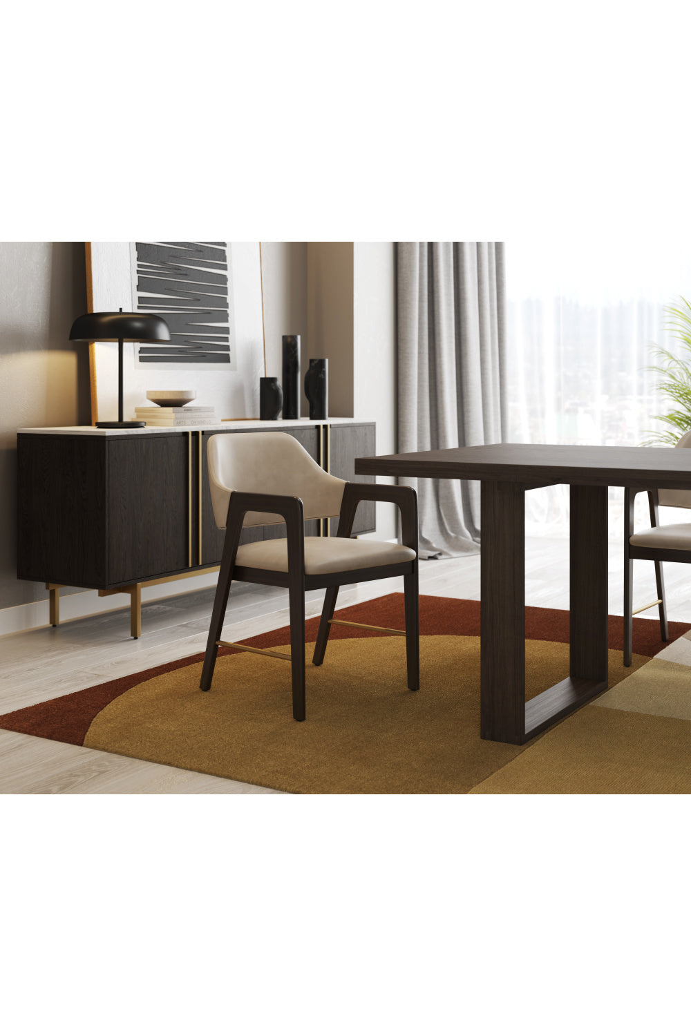   Modern European furniture - Weathered Oak 4-Door Sideboard - www.oroa.com | Oroa.com