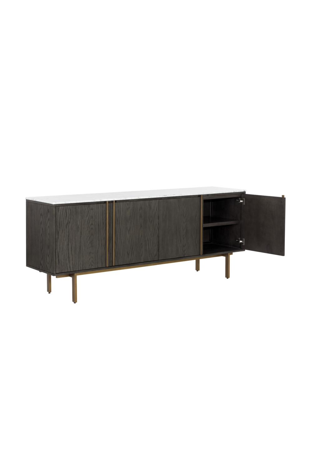   Modern European furniture - Weathered Oak 4-Door Sideboard - www.oroa.com | Oroa.com