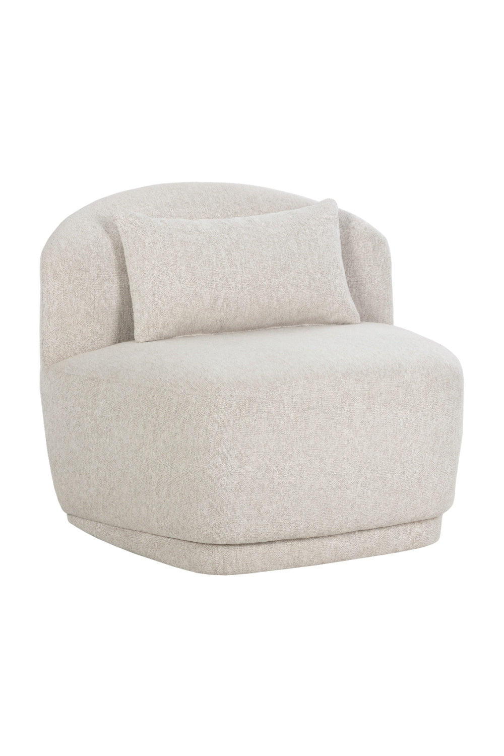   Modern European furniture - Armless Swivel Lounge Chair - www.oroa.com | Oroa.com