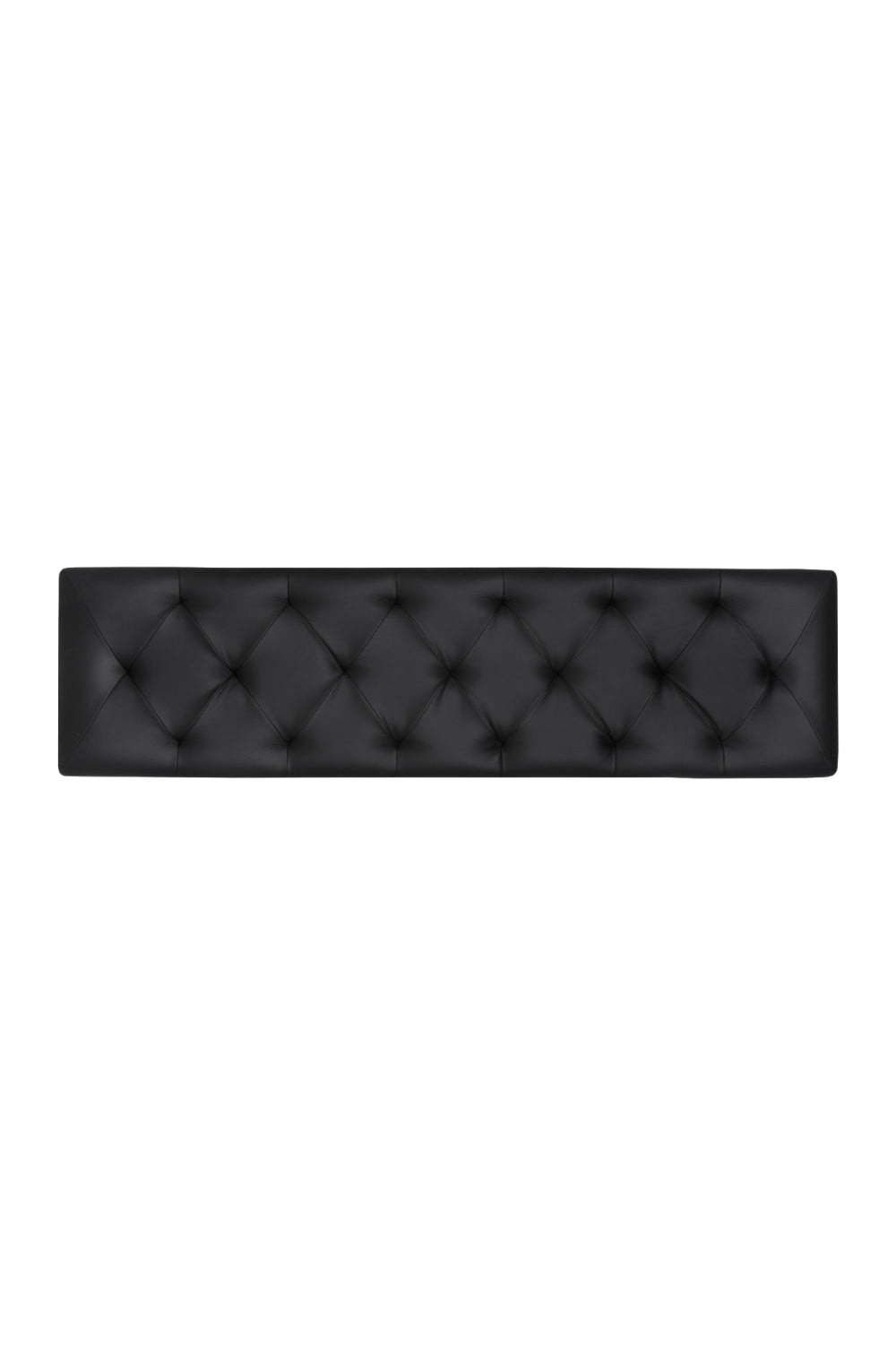   Modern European furniture - Black Leather Look Bench - www.oroa.com | Oroa.com