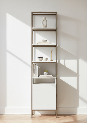   Modern European furniture - Cream Oak Modular Bookcase S - www.oroa.com | Oroa.com