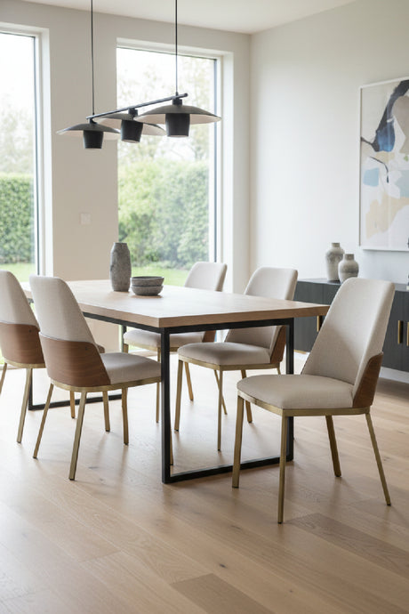   Modern European furniture - Leather Back Dining Chairs (2) - www.oroa.com | Oroa.com
