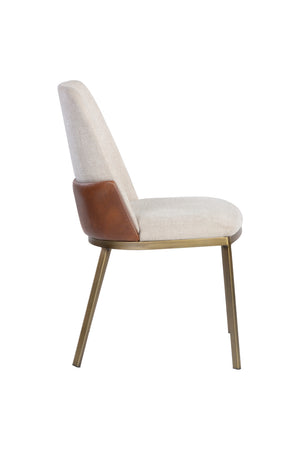   Modern European furniture - Leather Back Dining Chairs (2) - www.oroa.com | Oroa.com