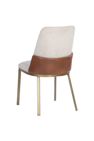   Modern European furniture - Leather Back Dining Chairs (2) - www.oroa.com | Oroa.com