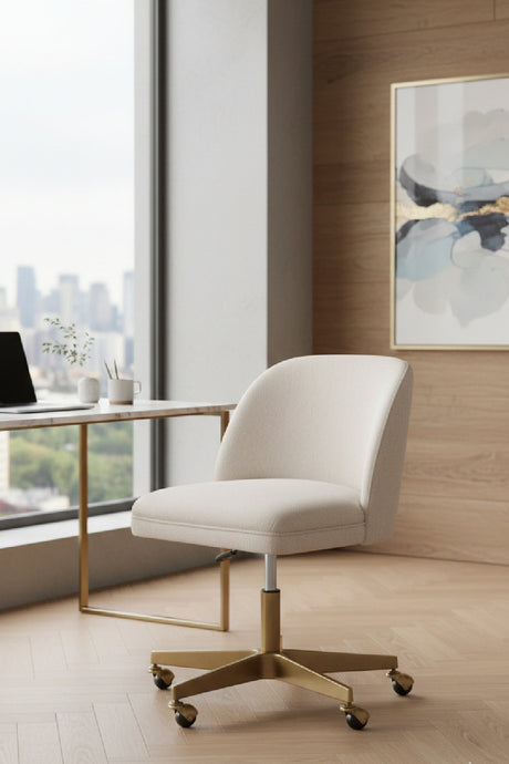   Modern European furniture - White Adjustable Office Chair - www.oroa.com | Oroa.com
