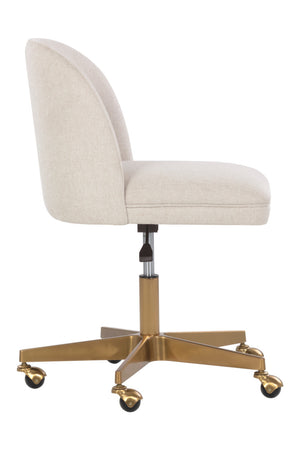   Modern European furniture - White Adjustable Office Chair - www.oroa.com | Oroa.com