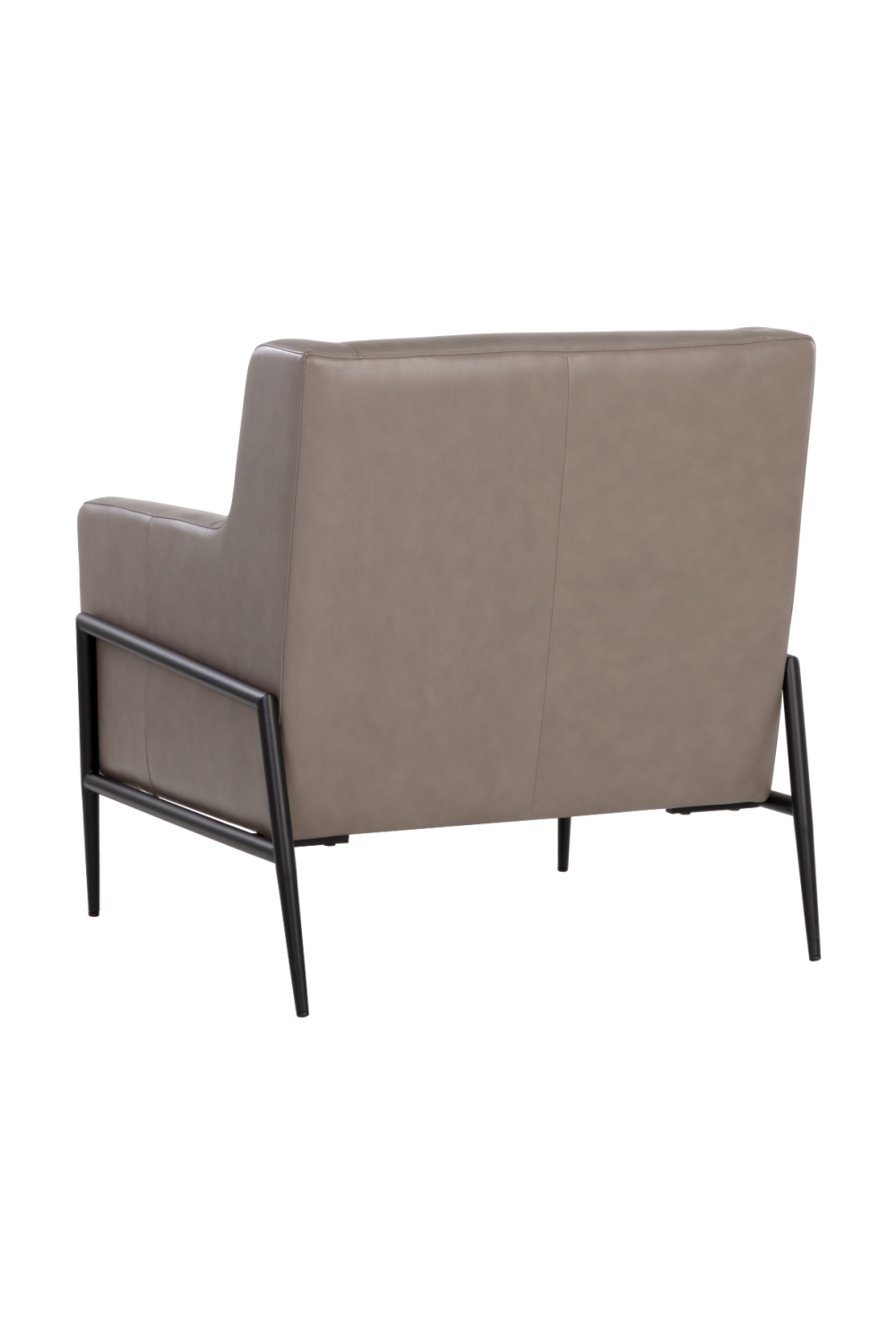   Modern European furniture - Gray Leather Modern Lounge Chair - www.oroa.com | Oroa.com