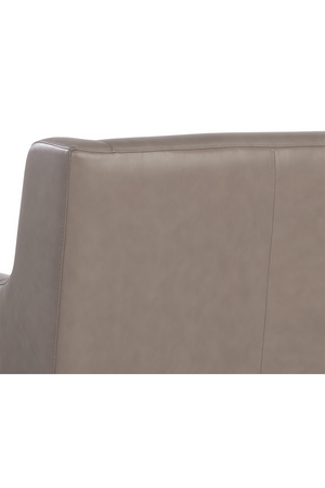   Modern European furniture - Gray Leather Modern Lounge Chair - www.oroa.com | Oroa.com