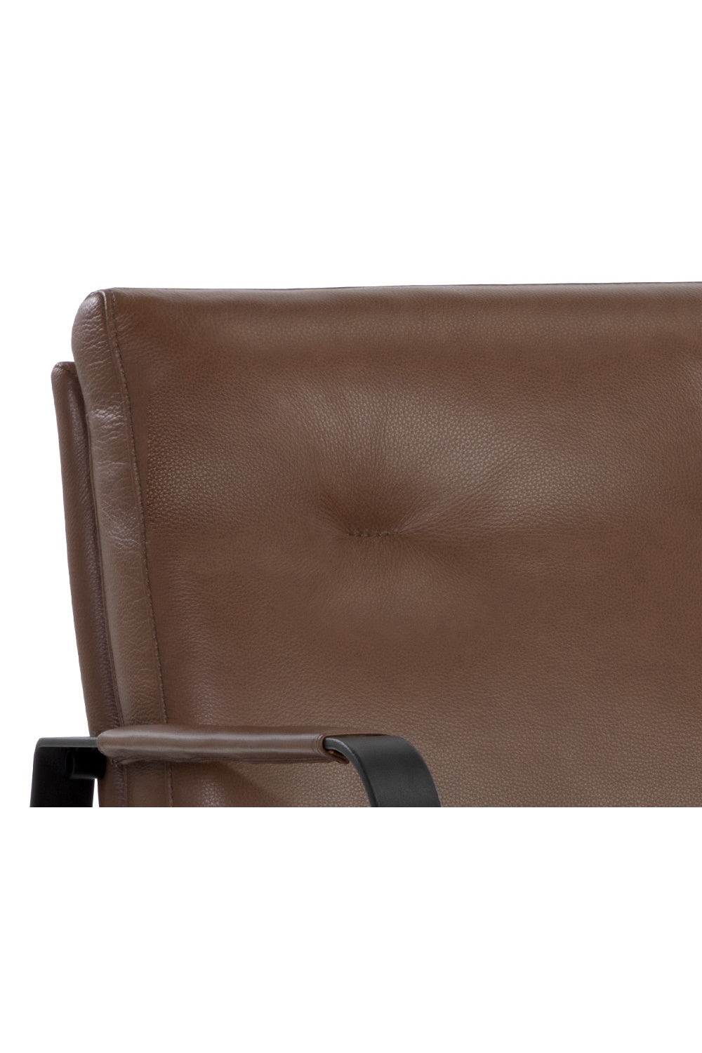   Modern European furniture - Brown Leather Industrial Lounge Chair - www.oroa.com | Oroa.com