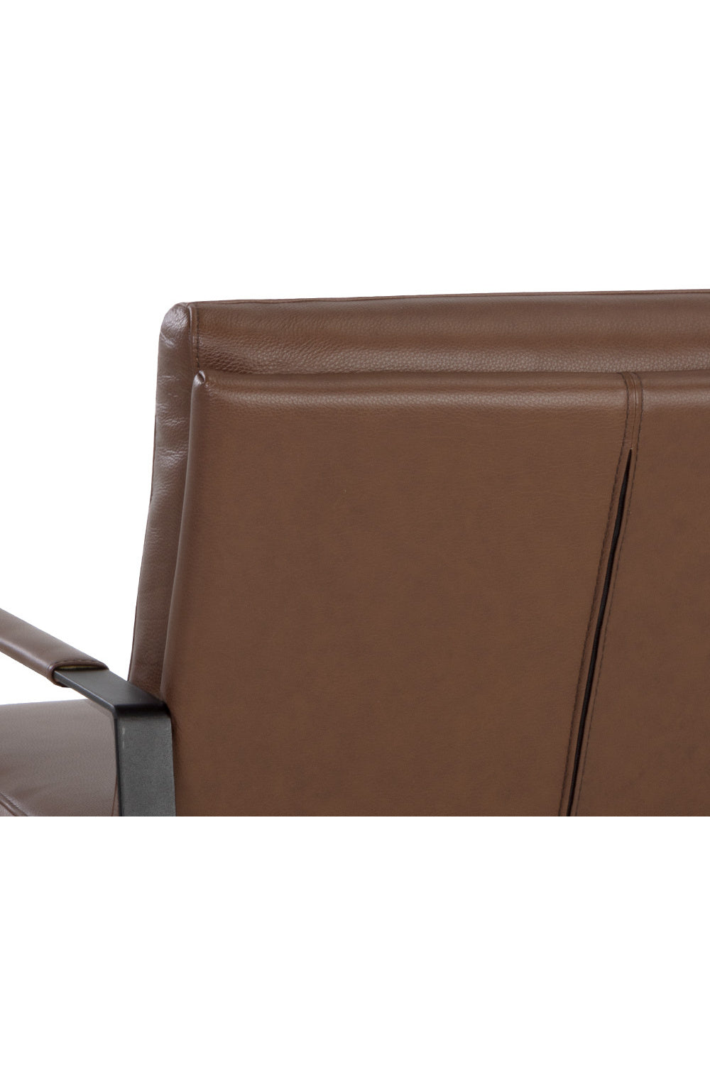   Modern European furniture - Brown Leather Industrial Lounge Chair - www.oroa.com | Oroa.com