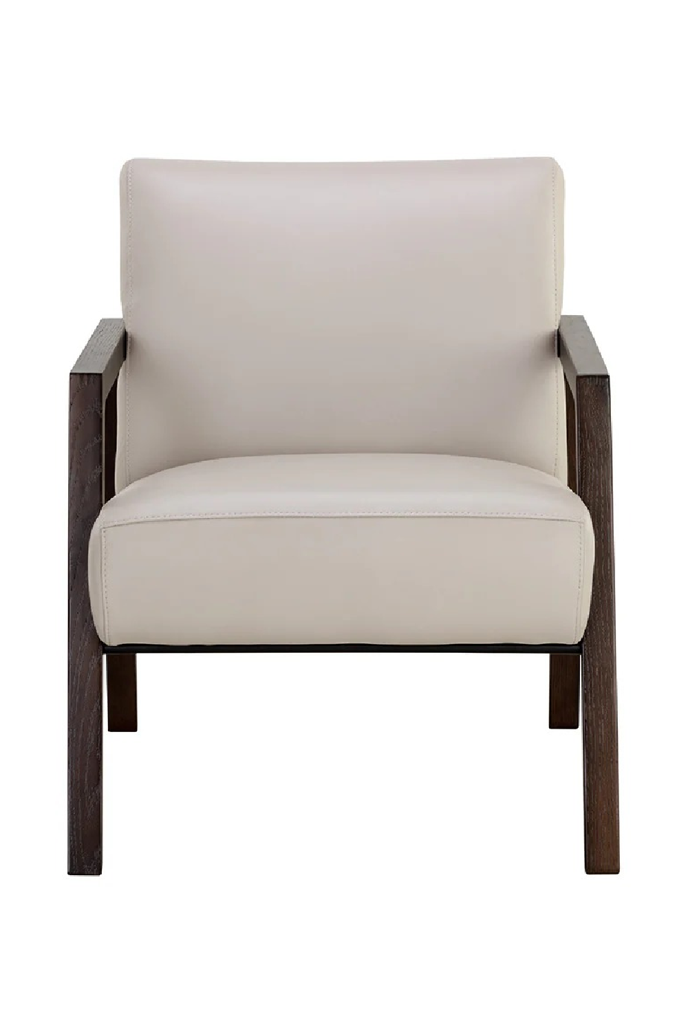   Modern European furniture - Light Gray Leather Lounge Chair - www.oroa.com | Oroa.com