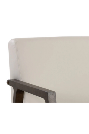   Modern European furniture - Light Gray Leather Lounge Chair - www.oroa.com | Oroa.com