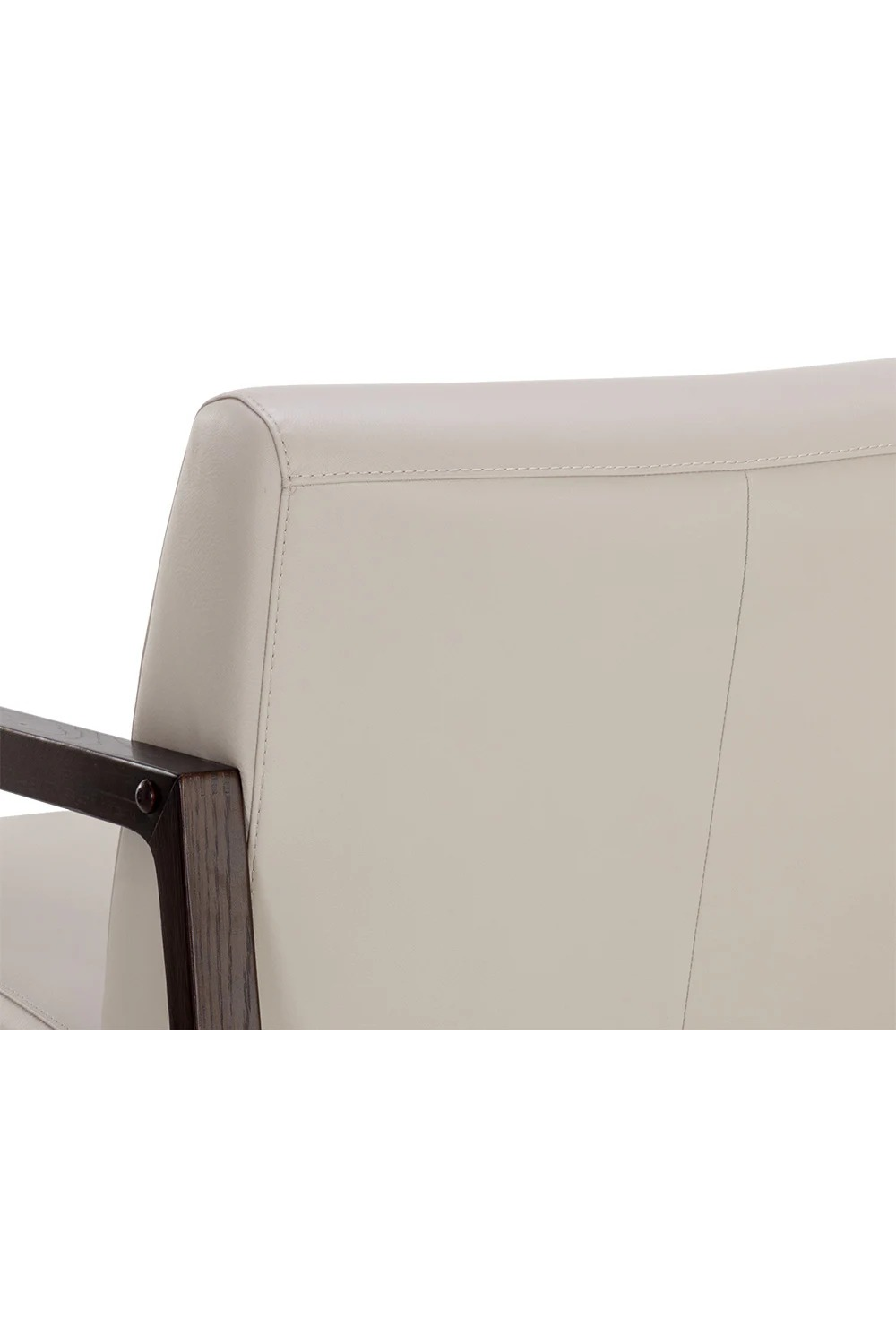   Modern European furniture - Light Gray Leather Lounge Chair - www.oroa.com | Oroa.com