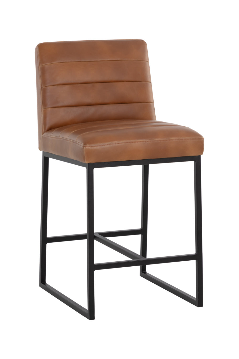   Modern European furniture - Modern Channel-Tufted Counter Stool - www.oroa.com | Oroa.com