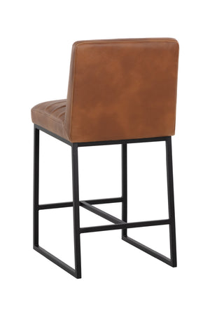   Modern European furniture - Modern Channel-Tufted Counter Stool - www.oroa.com | Oroa.com