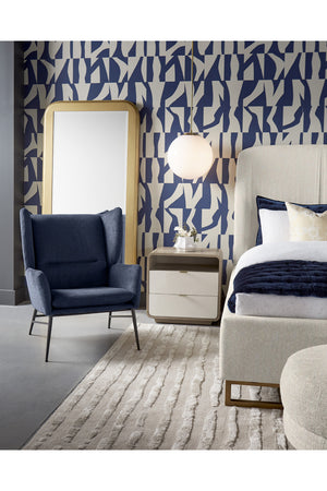   Modern European furniture - Cream Acacia 2-Drawer Nightstand - www.oroa.com | Oroa.com