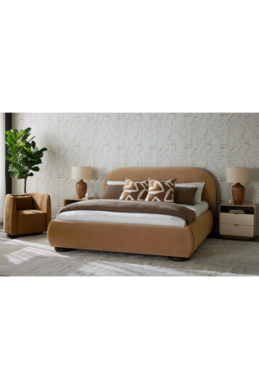  Modern European furniture - Cream Acacia 2-Drawer Nightstand - www.oroa.com | Oroa.com