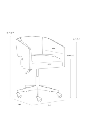   Modern European furniture - Cutout Back Office Chair - www.oroa.com | Oroa.com