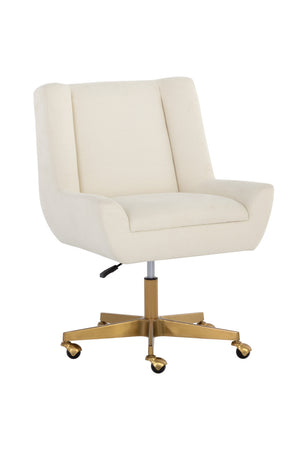   Modern European furniture - White Upholstered Office Chair - www.oroa.com | Oroa.com