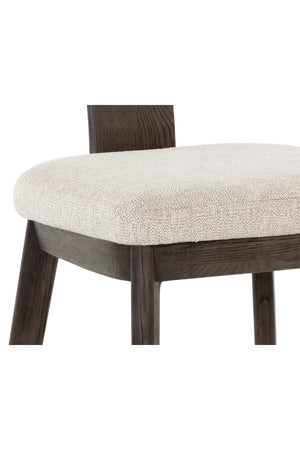   Modern European furniture - Cream Fabric Dining Chairs (2) - www.oroa.com | Oroa.com