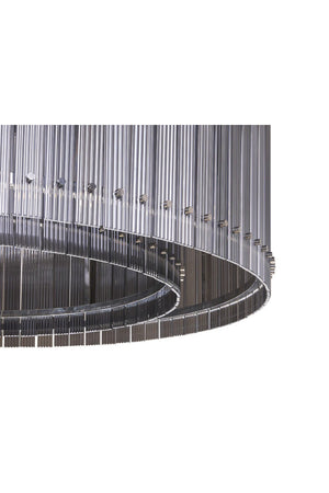   Modern European furniture - Clear Fluted Glass Chandelier L - www.oroa.com | Oroa.com