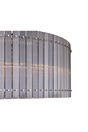   Modern European furniture - Clear Fluted Glass Chandelier L - www.oroa.com | Oroa.com