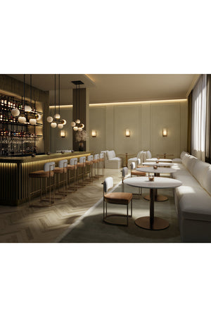   Modern European furniture - Frosted Glass Spheres Chandelier - www.oroa.com | Oroa.com