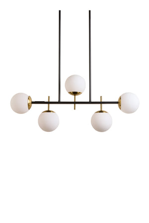   Modern European furniture - Frosted Glass Spheres Chandelier - www.oroa.com | Oroa.com