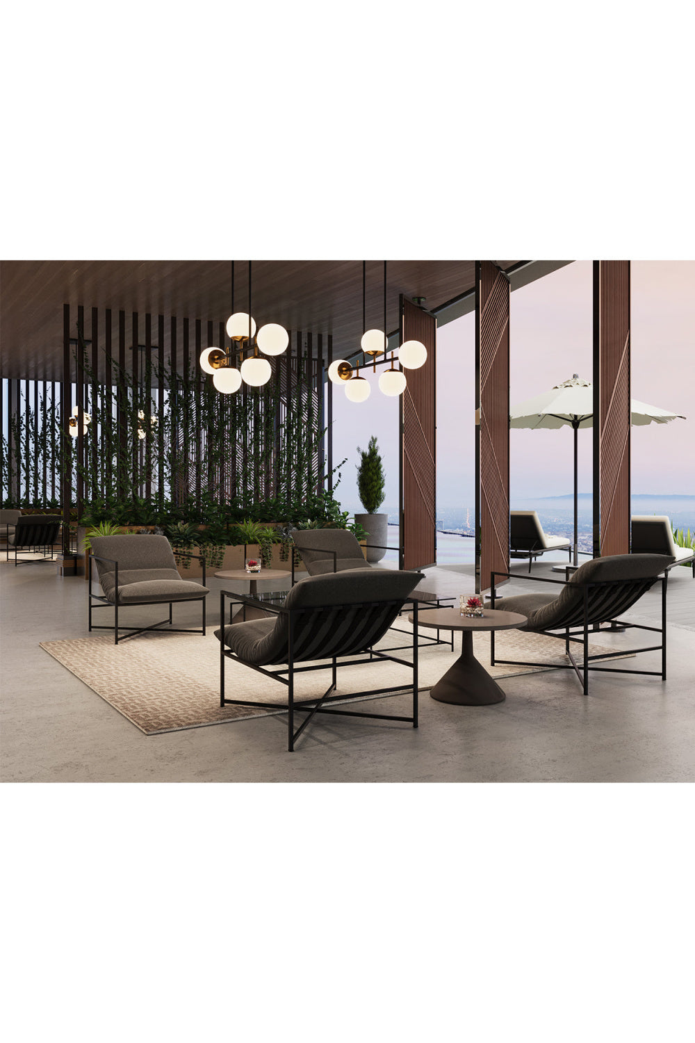   Modern European furniture - Frosted Glass Spheres Chandelier - www.oroa.com | Oroa.com