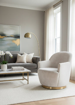   Modern European furniture - Barrel-Back Swivel Lounge Chair - www.oroa.com | Oroa.com