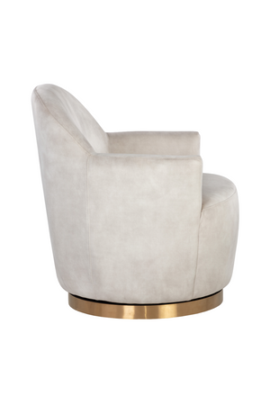   Modern European furniture - Barrel-Back Swivel Lounge Chair - www.oroa.com | Oroa.com