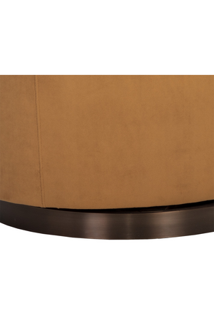  Modern European furniture - Gold Swivel Lounge Chair - www.oroa.com | Oroa.com