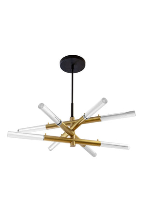   Modern European furniture - Gold Tubes Chandelier - www.oroa.com | Oroa.com