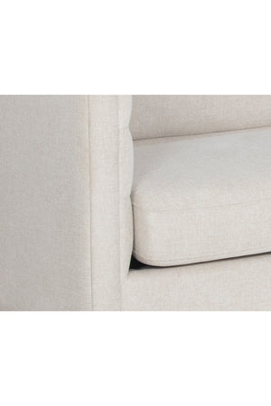   Modern European furniture - Horizontal-Tufted White Sofa - www.oroa.com | Oroa.com