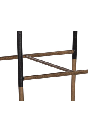   Modern European furniture - Brown Leather Look Bar Stool - www.oroa.com | Oroa.com