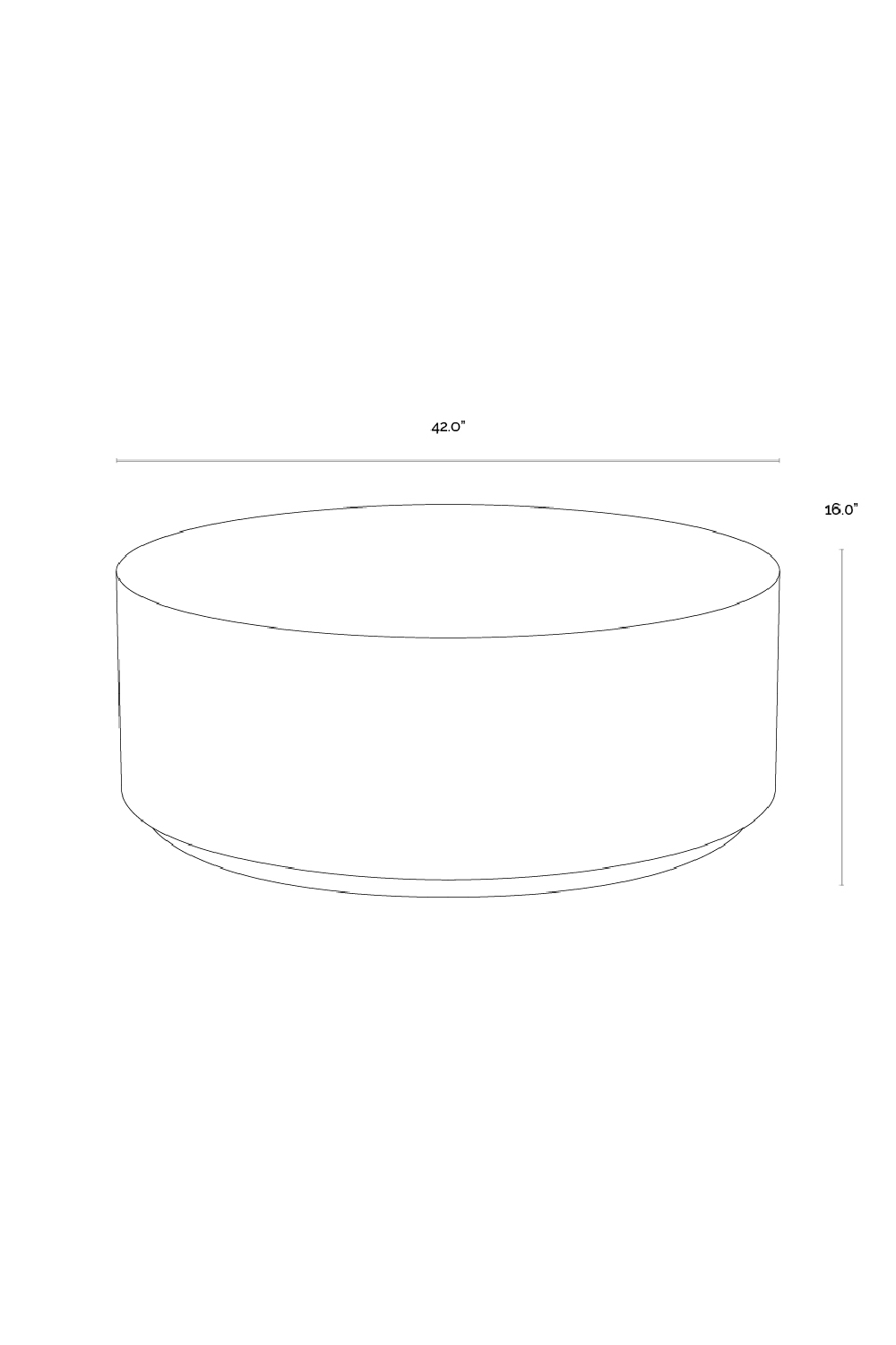   Modern European furniture - Minimalist Concrete Outdoor Coffee Table - www.oroa.com | Oroa.com