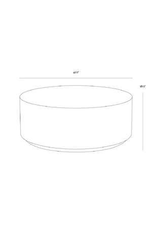   Modern European furniture - Minimalist Concrete Outdoor Coffee Table - www.oroa.com | Oroa.com
