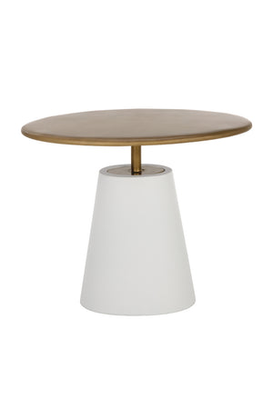   Modern European furniture - Oval Brass Indoor/Outdoor Side Table - www.oroa.com | Oroa.com