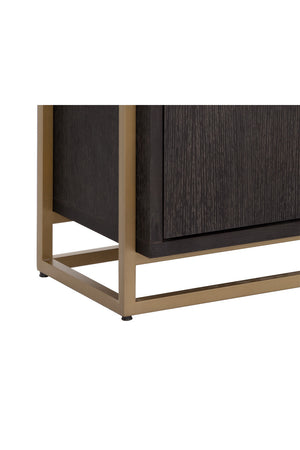   Brown Solid Oak Bookcase Modern European furniture - - www.oroa.com | Oroa.com
