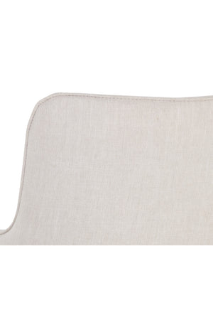   Modern European furniture - Beige Linen Office Chair - www.oroa.com | Oroa.com