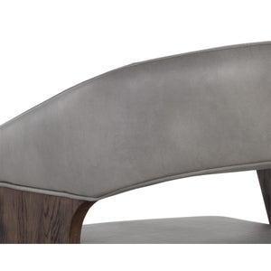   Modern European furniture - Gray Leather Look Office Chair - www.oroa.com | Oroa.com