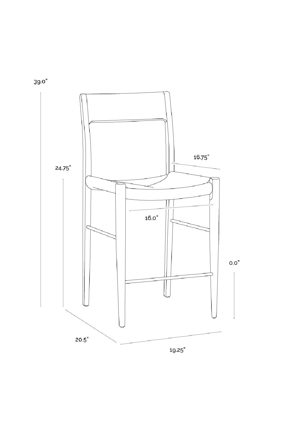   Modern European furniture - Natural Rope Seat Counter Stool - www.oroa.com | Oroa.com