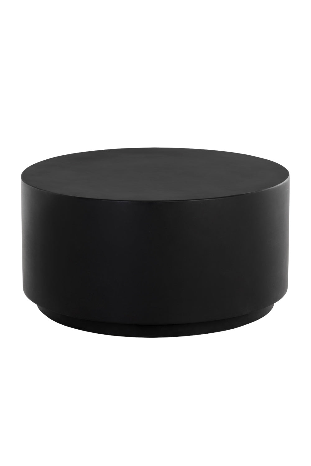   Modern European furniture - Black Cylindrical Indoor/Outdoor Coffee Table - www.oroa.com | Oroa.com