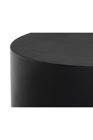   Modern European furniture - Black Cylindrical Indoor/Outdoor Coffee Table - www.oroa.com | Oroa.com
