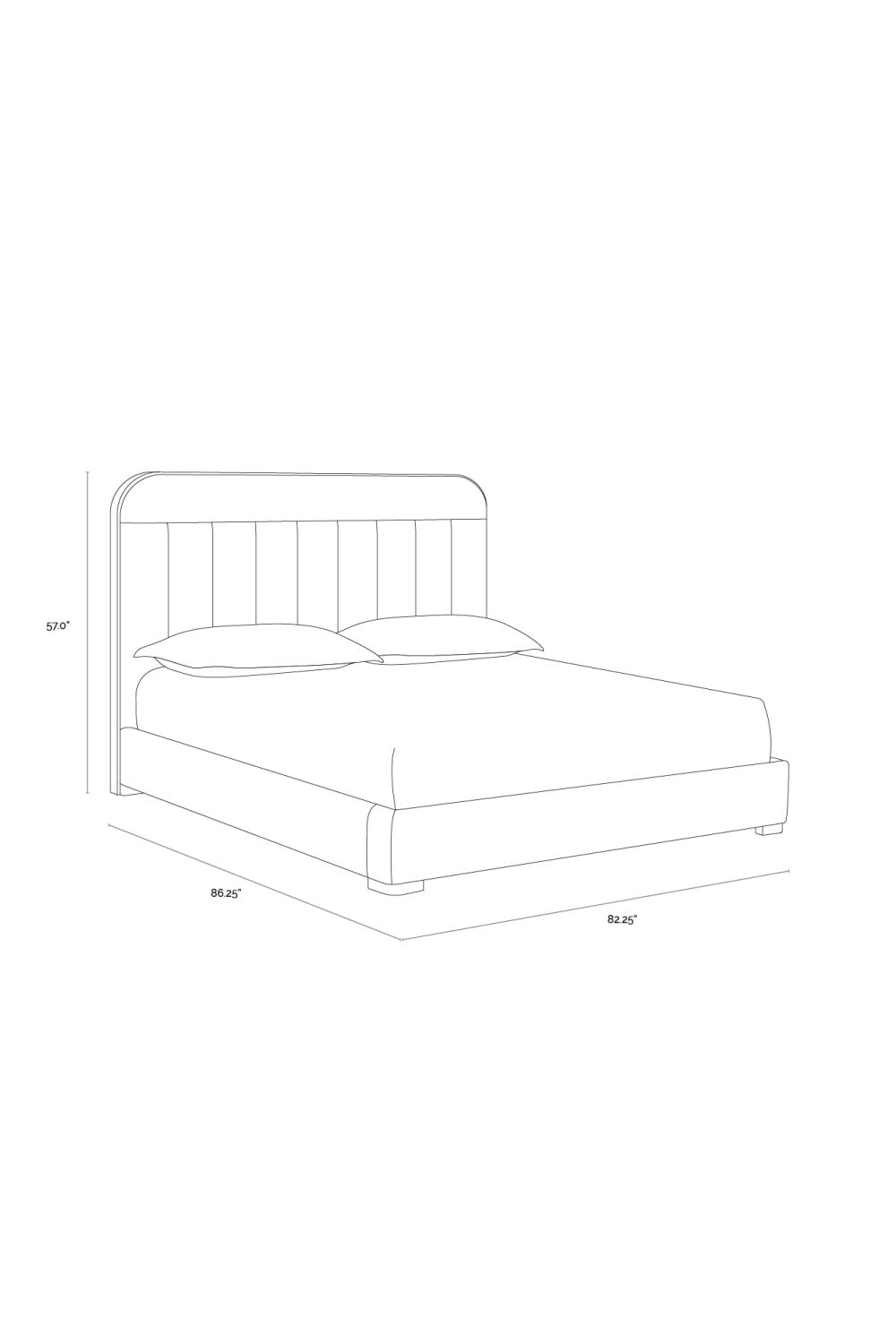   Modern European furniture - Tufted Headboard King Bed - www.oroa.com | Oroa.com