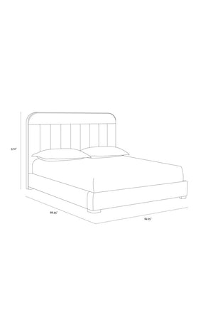   Modern European furniture - Tufted Headboard King Bed - www.oroa.com | Oroa.com