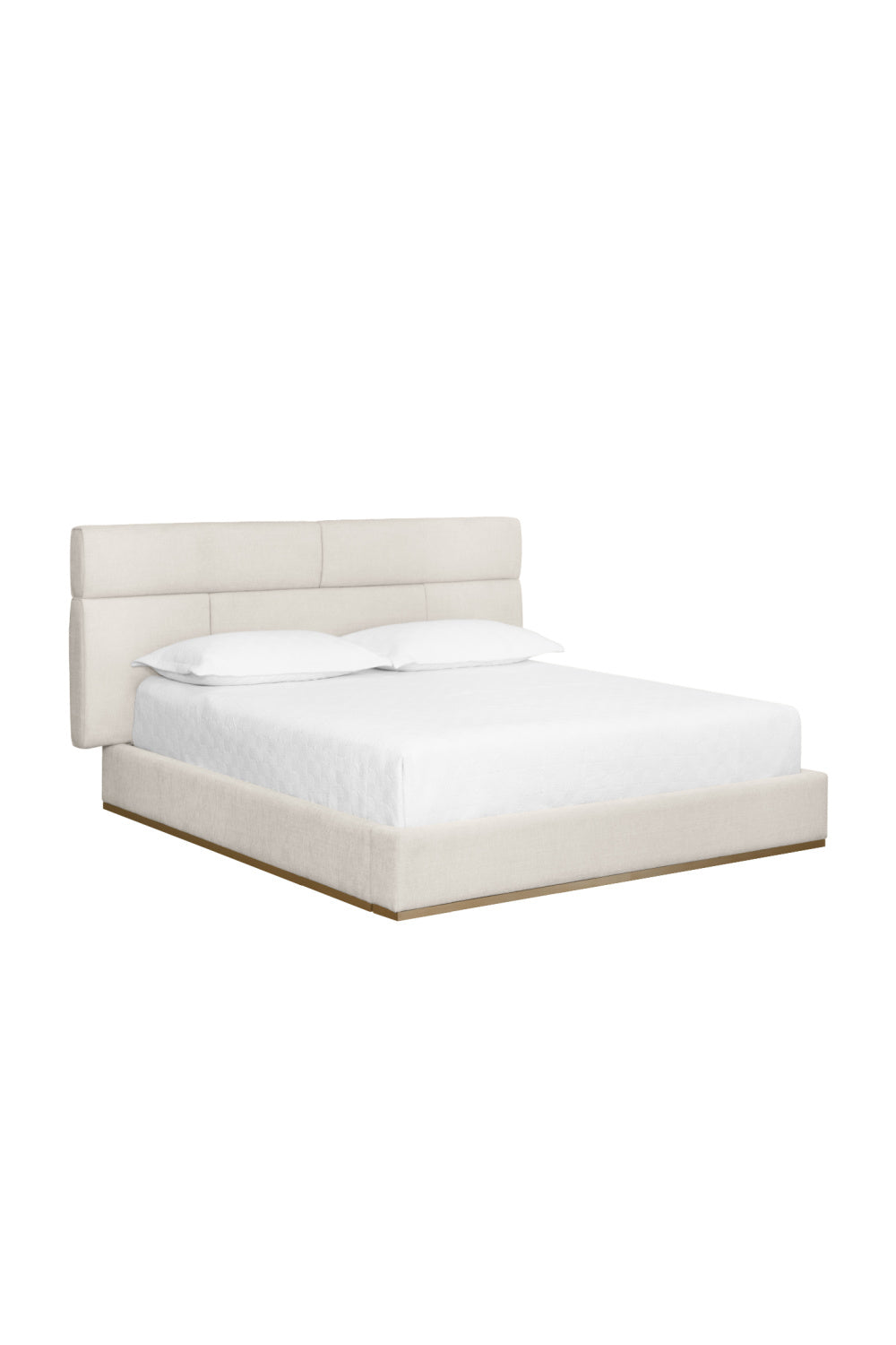   Modern European furniture - Tufted Cream King Bed - www.oroa.com | Oroa.com